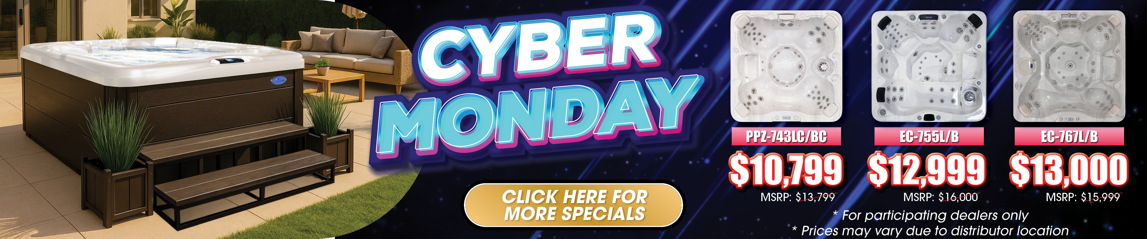 Calspas hot tub being used in a family setting - Casagrande